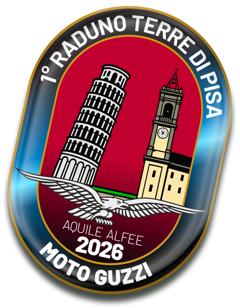 Patch 1° Raduno Terre di Pisa — Aquile Alfee 2026